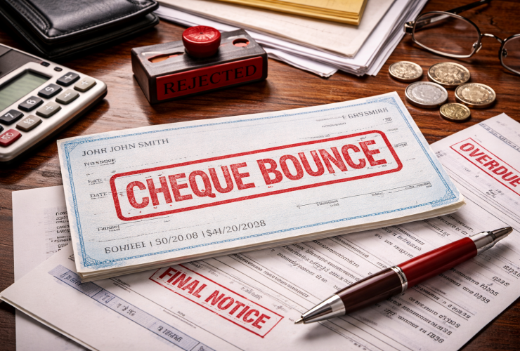 Cheque Bounce in India: Legal Action, Penalties & Complete Process Guide